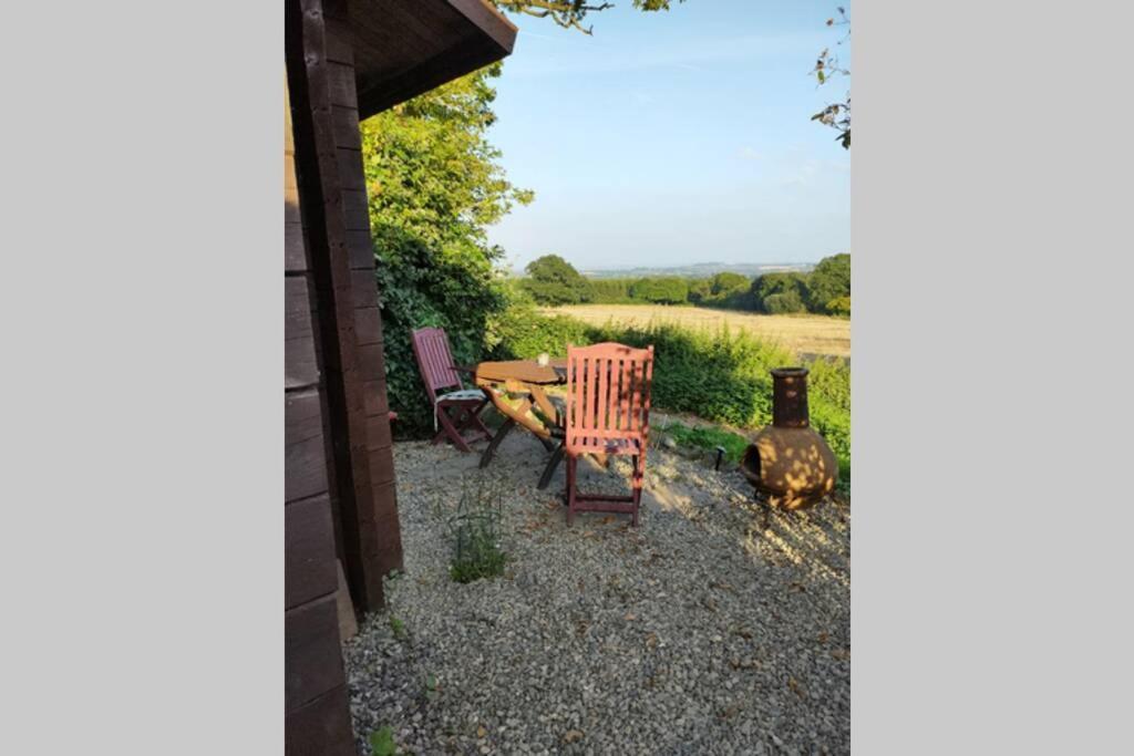Self catering garden lodge Ludlow Buitenkant foto